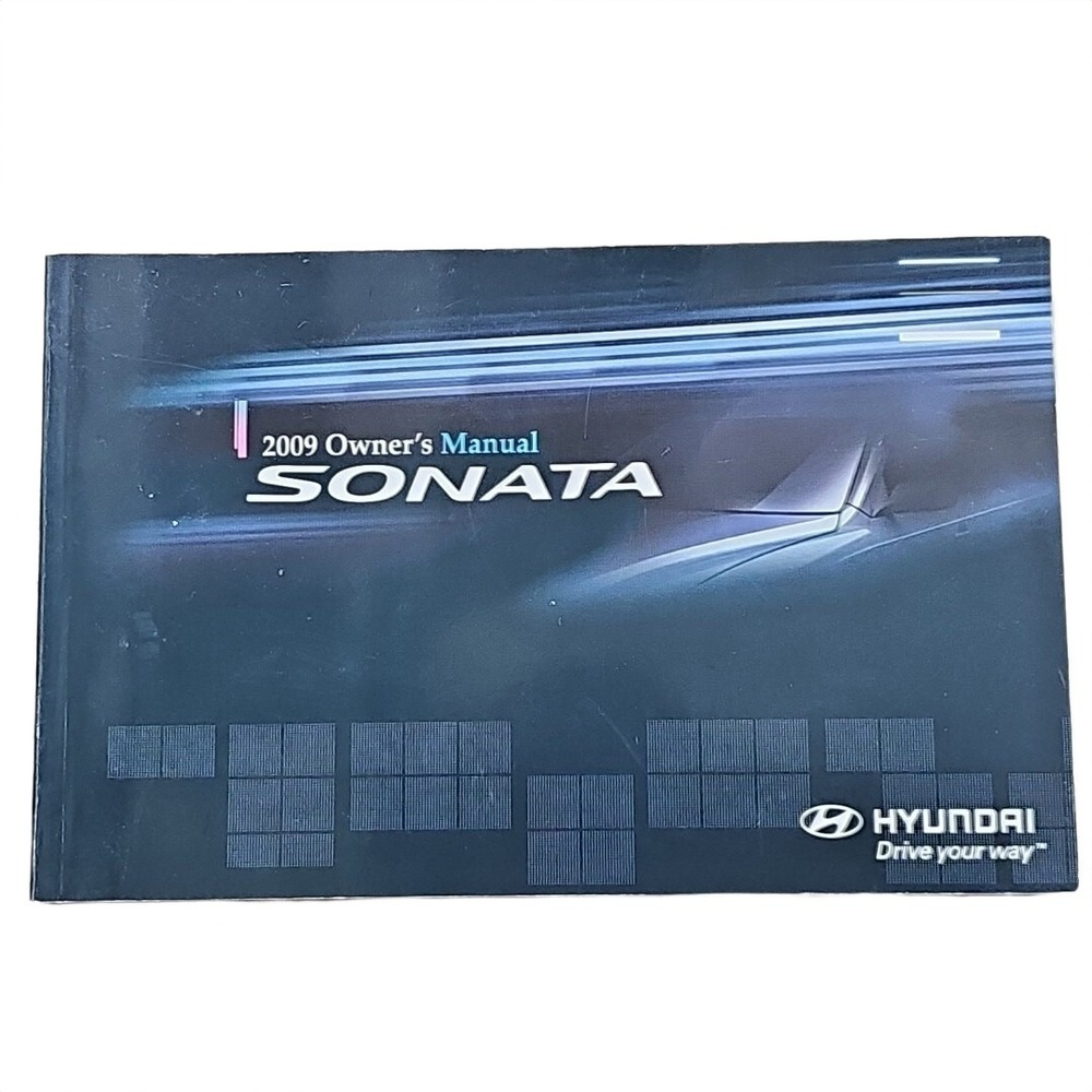 2009 Hyundai Sonata Owner Manual Book Guide OEM Factory Original Excellent Cond